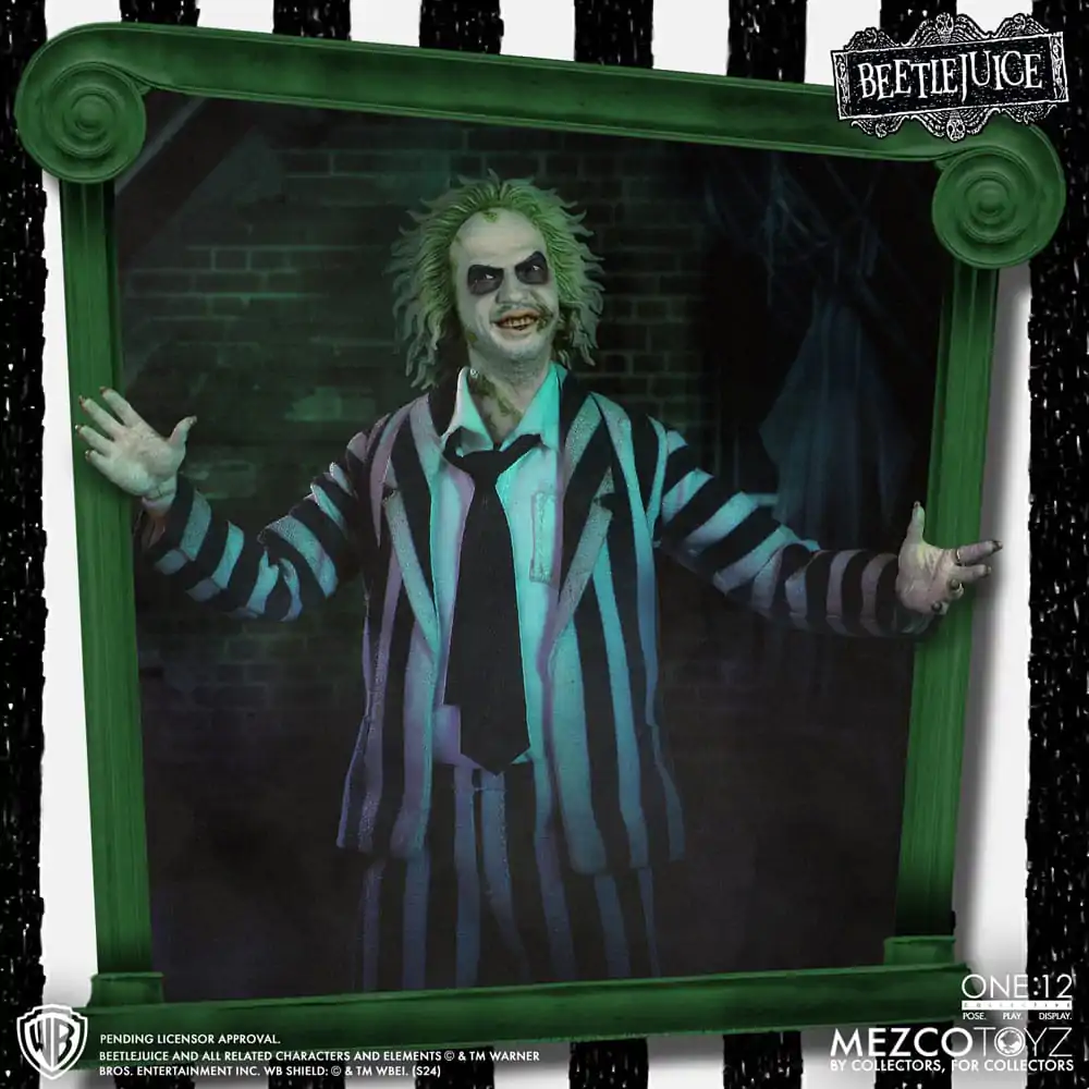 Beetlejuice figúrka 1/12 Beetlejuice Deluxe Edition 18 cm termékfotó