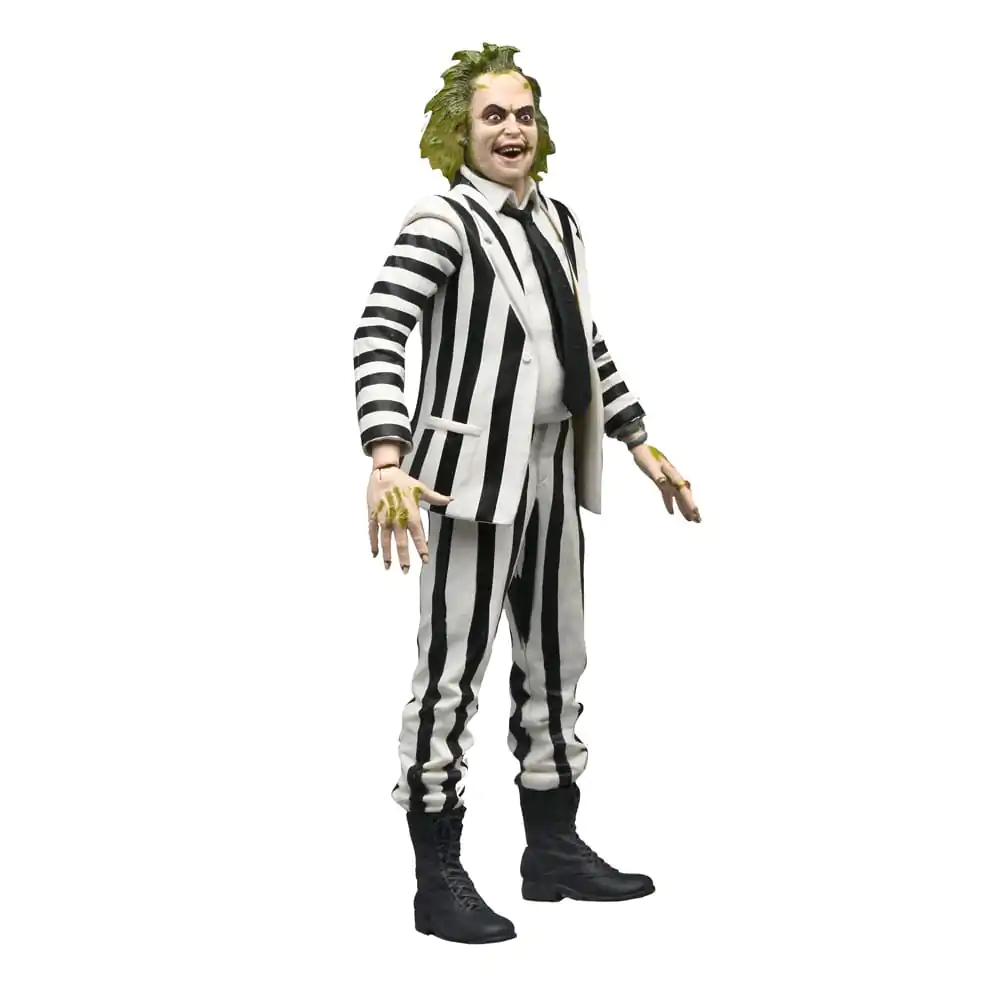 Beetlejuice 1988 Akčná figúrka Beetlejuice v čierno-bielom pruhovanom obleku 18 cm termékfotó