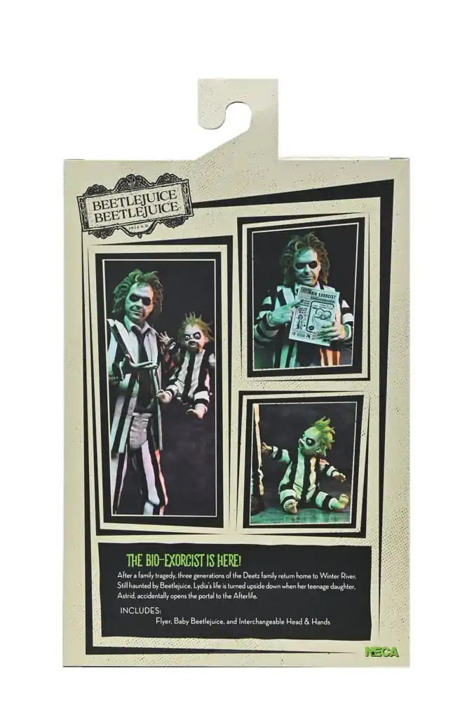 Beetlejuice Beetlejuice akčná figúrka 7 Scale Ultimate Striped Suit Beetlejuice 18 cm produktová fotografia