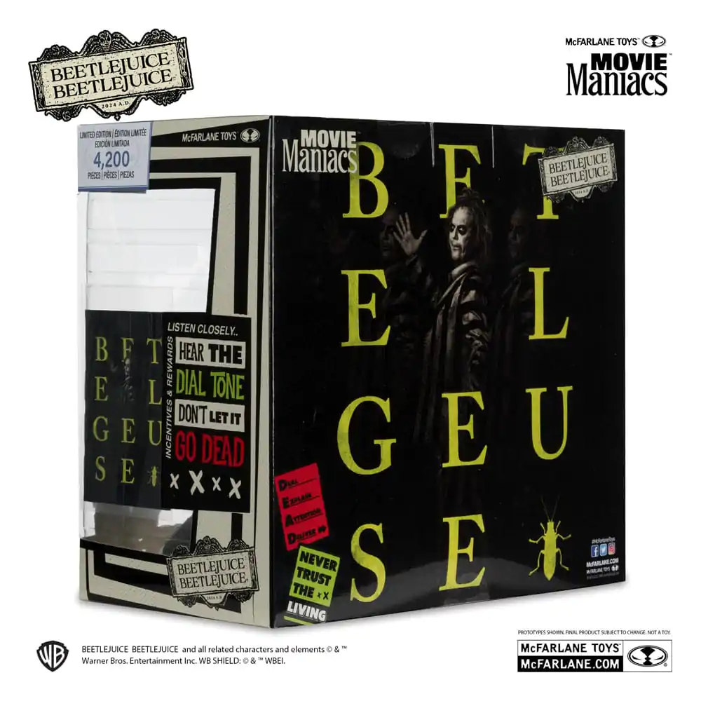 Beetlejuice Beetlejuice Movie Maniacs 4-kusové balenie PVC sôch 15 cm produktová fotografia