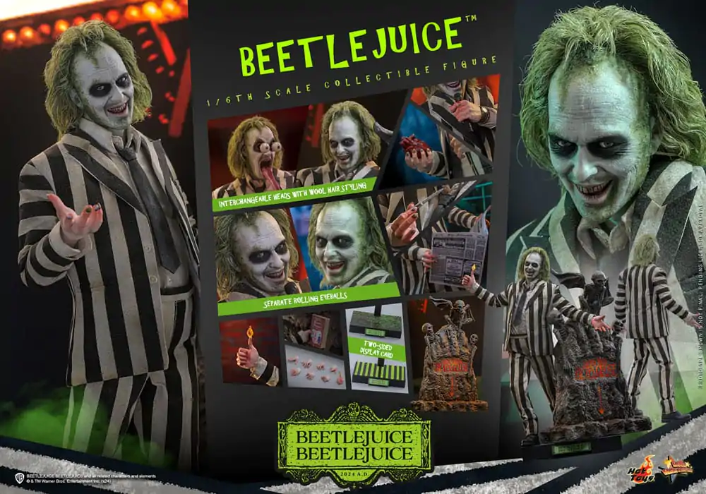 Beetlejuice Beetlejuice Movie Masterpiece Akčná Figúrka 1/6 Beetlejuice 30 cm produktová fotografia