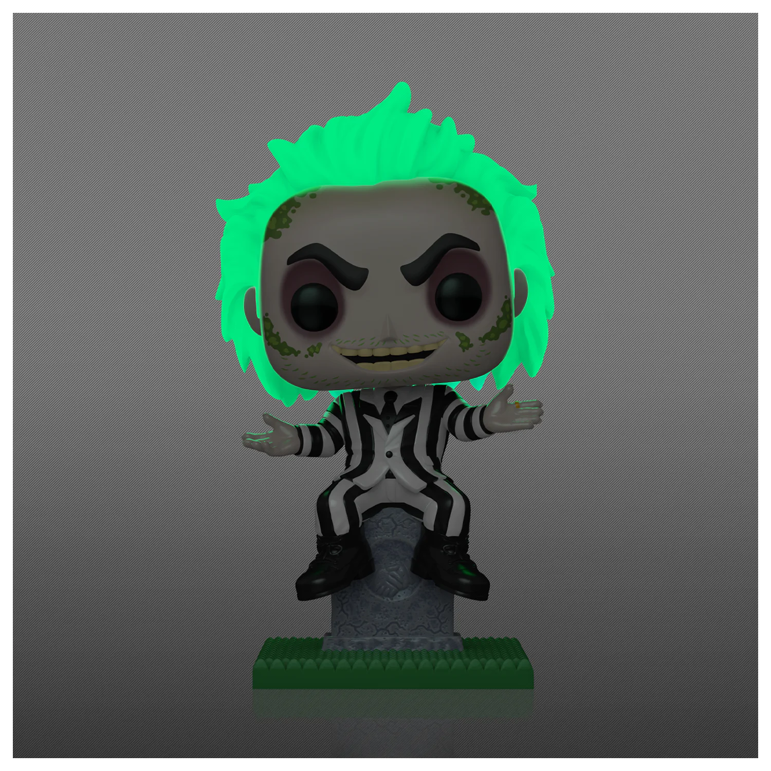 Beetlejuice Funko POP! Movies vinylová figúrka BTLJCE na kameni (GW) Exclusive 9 cm produktová fotografia