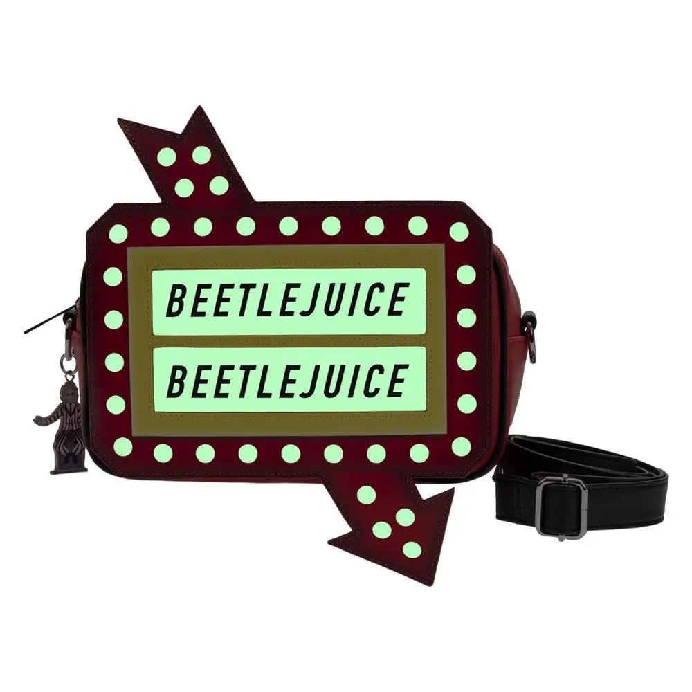 Beetlejuice by Loungefly Kabelka cez rameno Graveyard Sign produktová fotografia