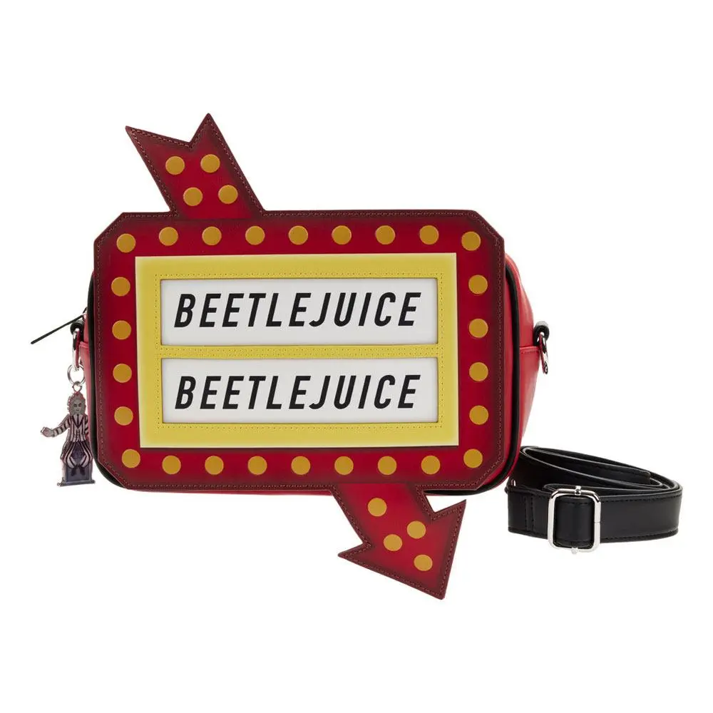 Beetlejuice by Loungefly Kabelka cez rameno Graveyard Sign produktová fotografia