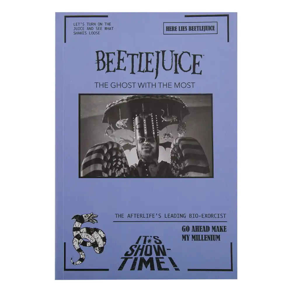 Beetlejuice Notebook It's Show Time - Zápisník produktová fotografia