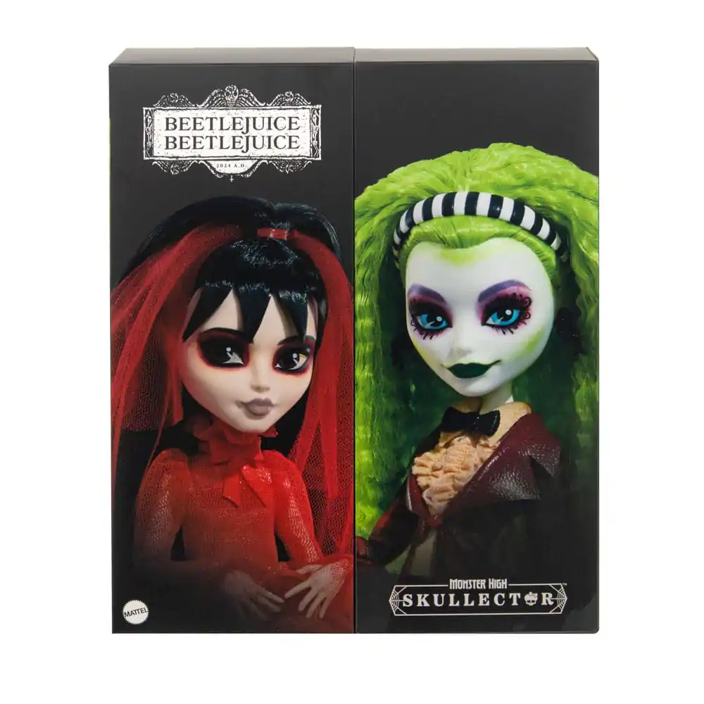 Beetlejuice Monster High Skullector Doll 2-Pack Betelgeuse & Lydia 25 cm Balenie 2 Bábik produktová fotografia