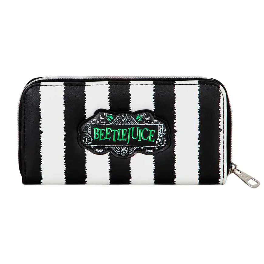 Beetlejuice prúžky peňaženka produktová fotografia