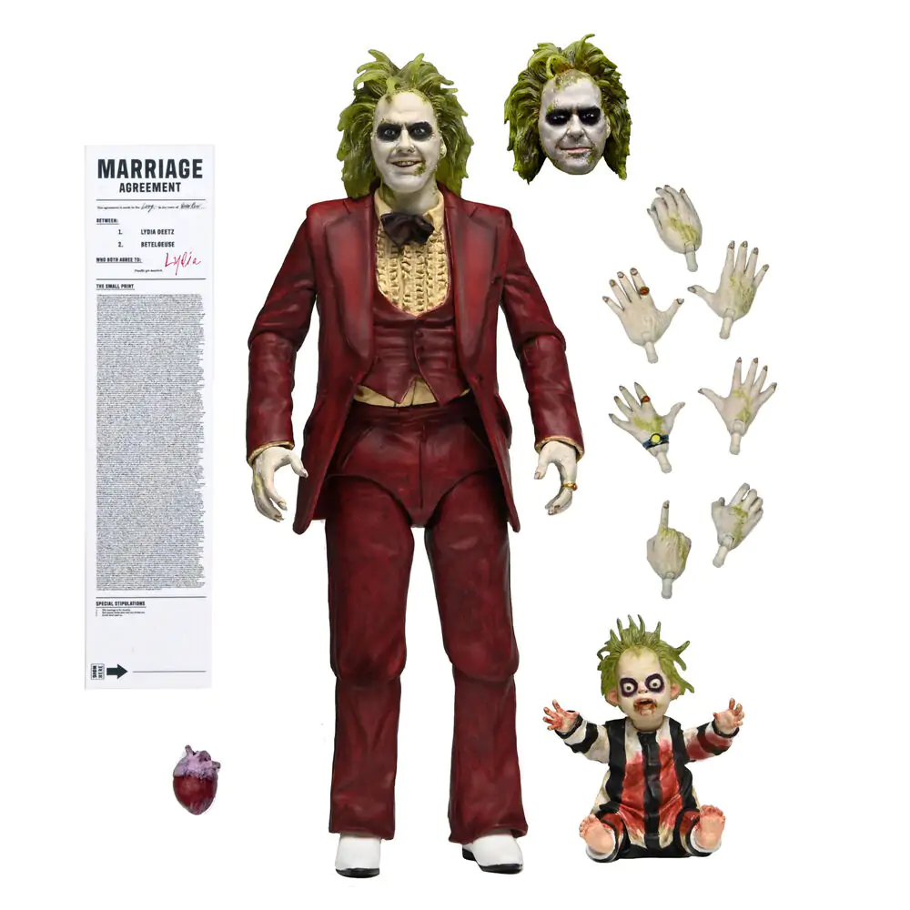 Beetlejuice Ultimate Beetlejuice Wedding Tuxedo figúrka 18 cm produktová fotografia