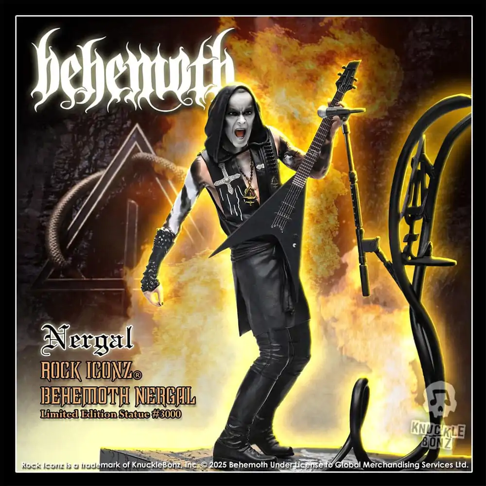 Behemoth Rock Iconz Socha Nergal 22 cm produktová fotografia