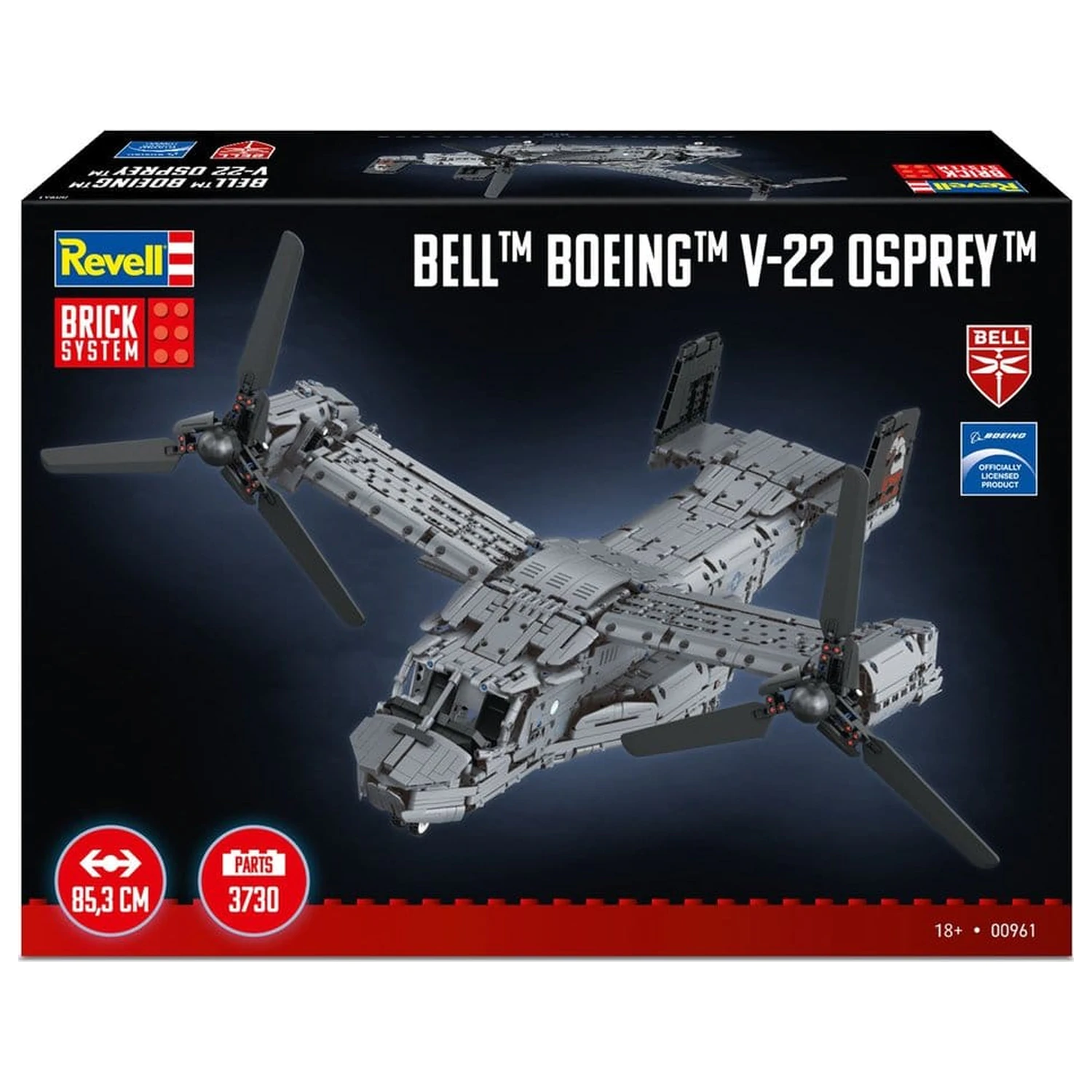 Bell Boeing Brick System Konštrukčná súprava V-22 Osprey 68 cm produktová fotografia