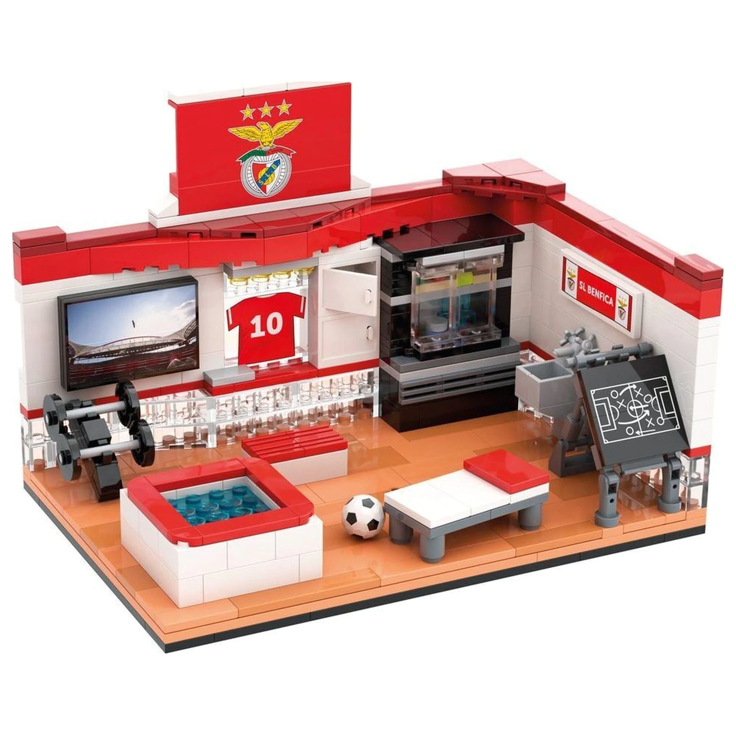 Benfica šatňa set s figúrkou 468ks produktová fotografia