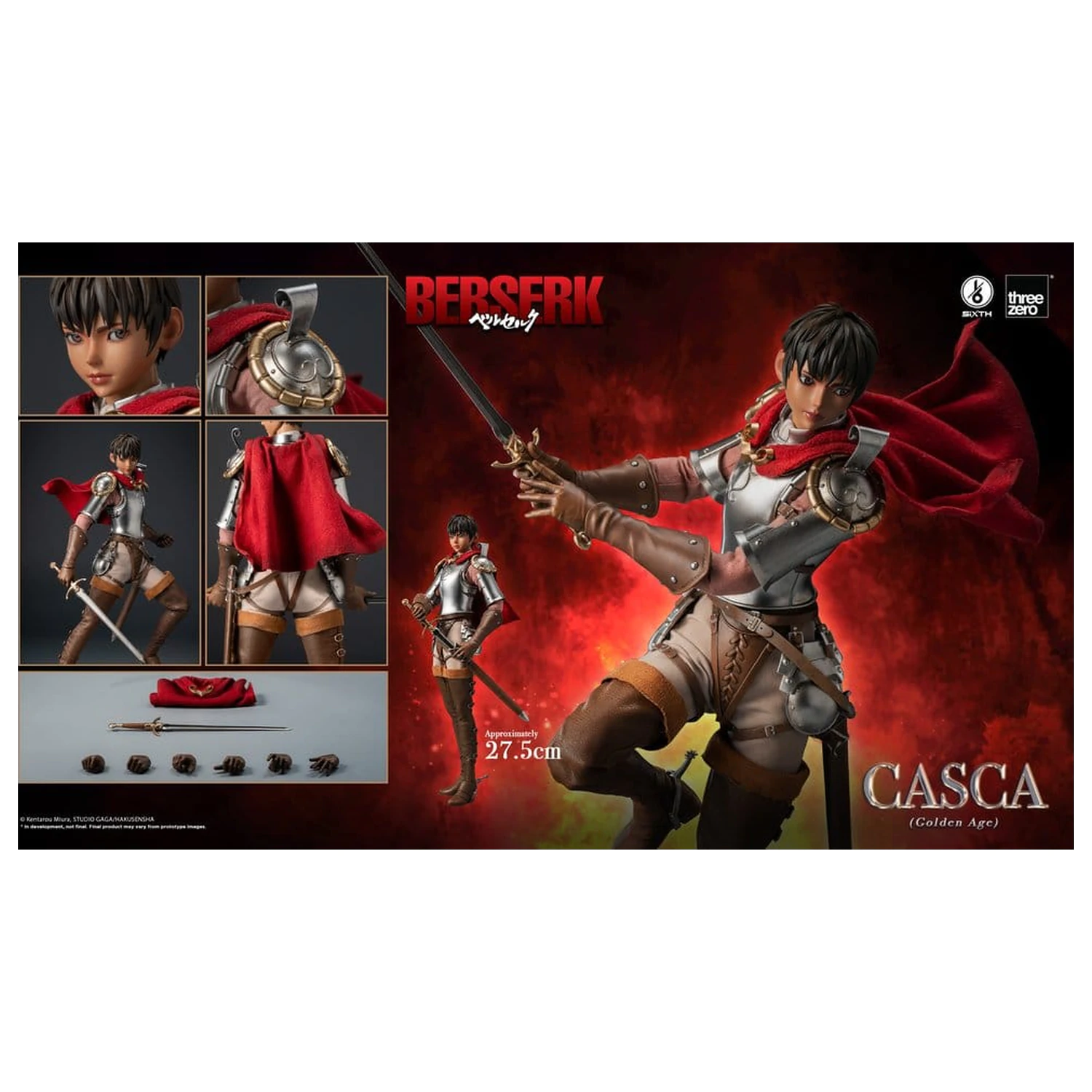 Berserk akčná figúrka 1/6 Casca (Golden Age) 28 cm produktová fotografia