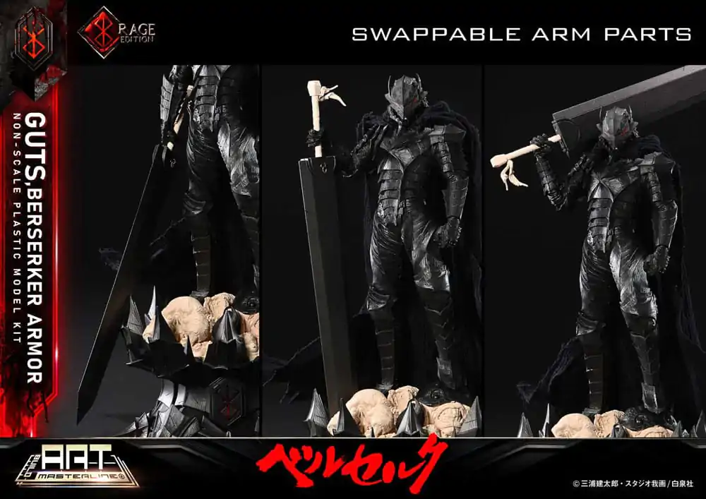Berserk Build Art Masterline plastový model Guts Berserker Armor Rage 30 cm produktová fotografia