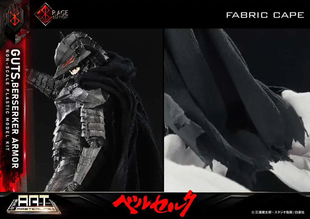 Berserk Build Art Masterline plastový model Guts Berserker Armor Rage 30 cm produktová fotografia