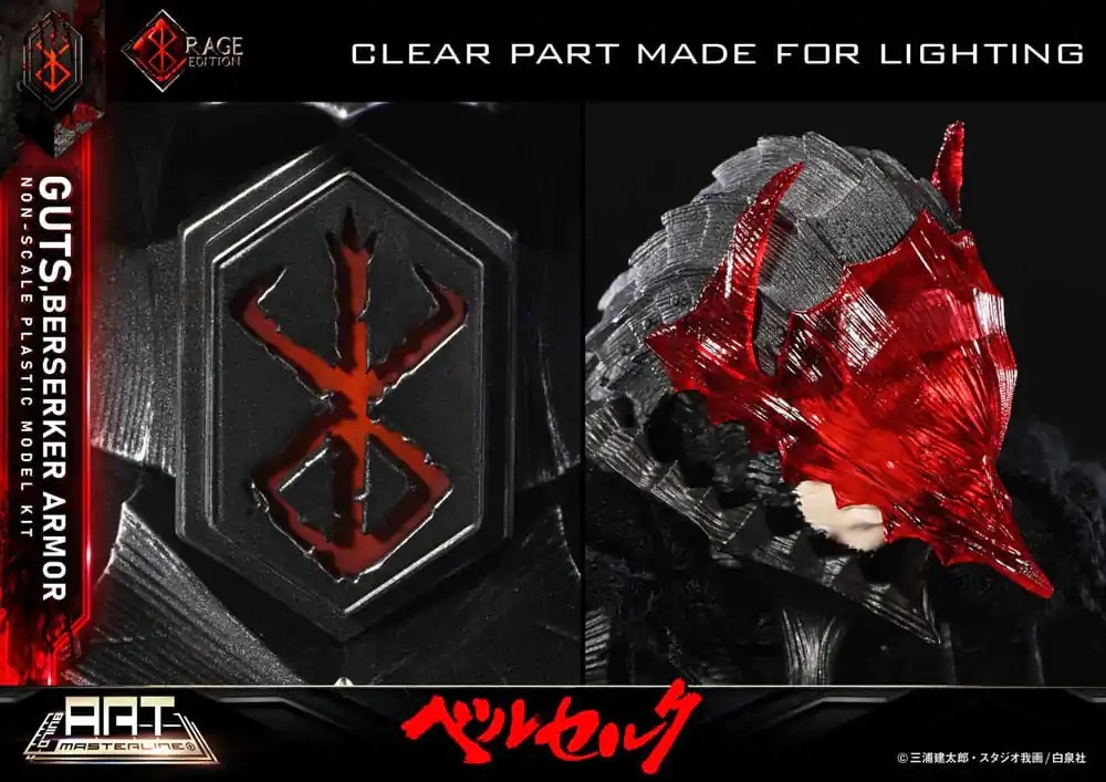 Berserk Build Art Masterline plastový model Guts Berserker Armor Rage 30 cm produktová fotografia