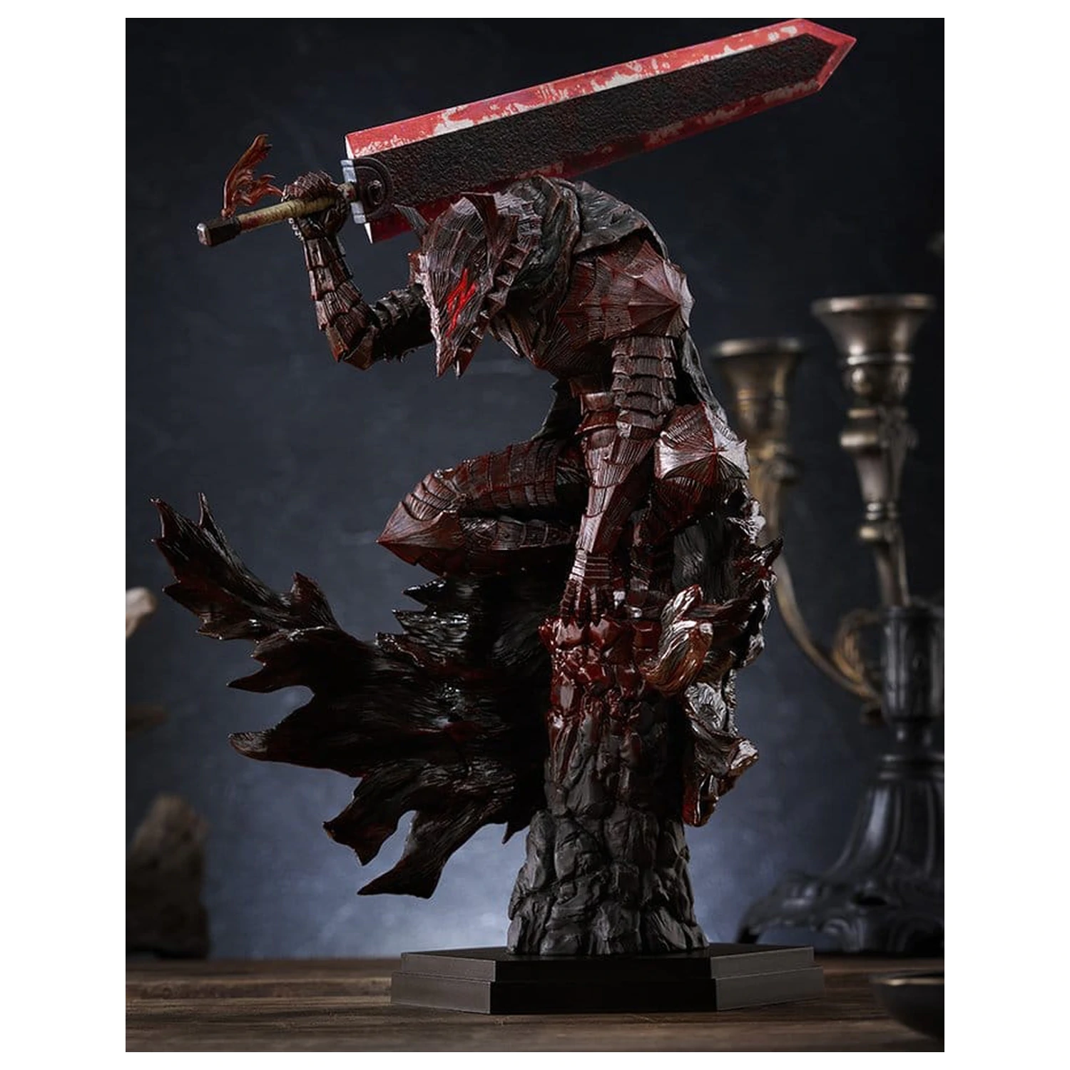Berserk Pop Up Parade PVC figúrka Guts (Berserker Armor): Bloody Paint Ver. L Size 28 cm produktová fotografia