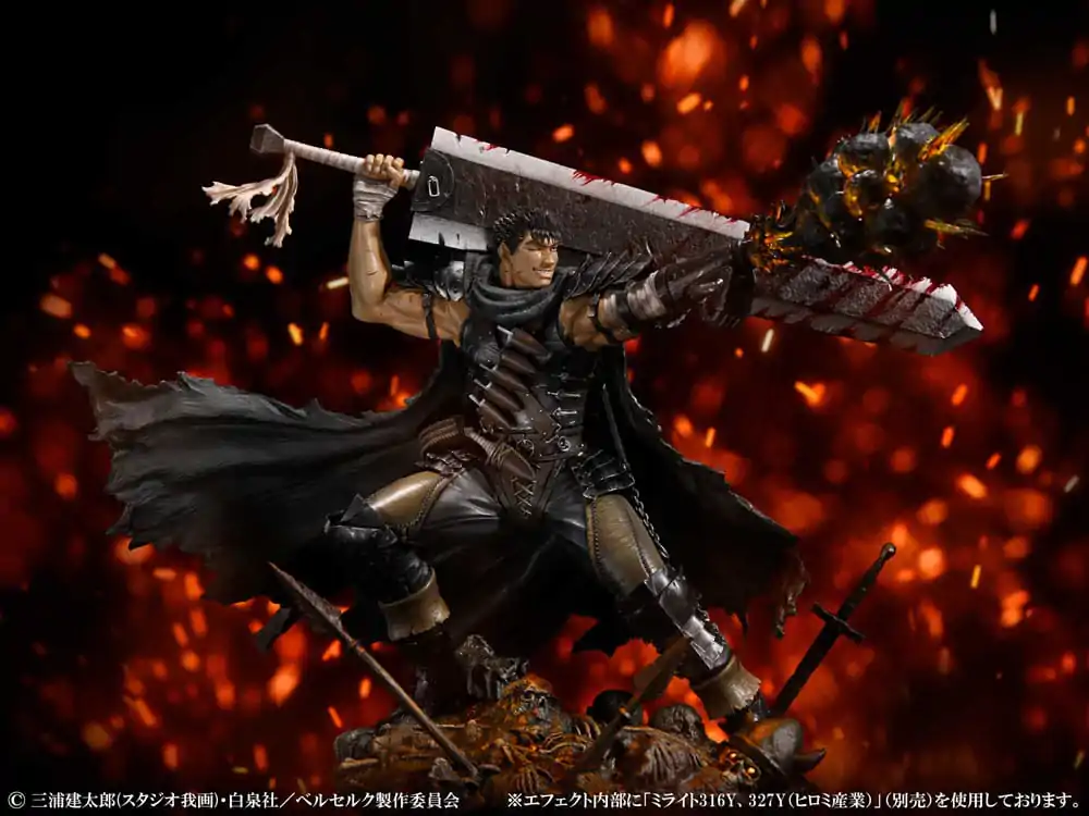 Berserk PVC socha 1/7 Guts Black Swordsman Ver. 26 cm termékfotó