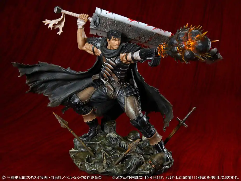 Berserk PVC socha 1/7 Guts Black Swordsman Ver. 26 cm termékfotó