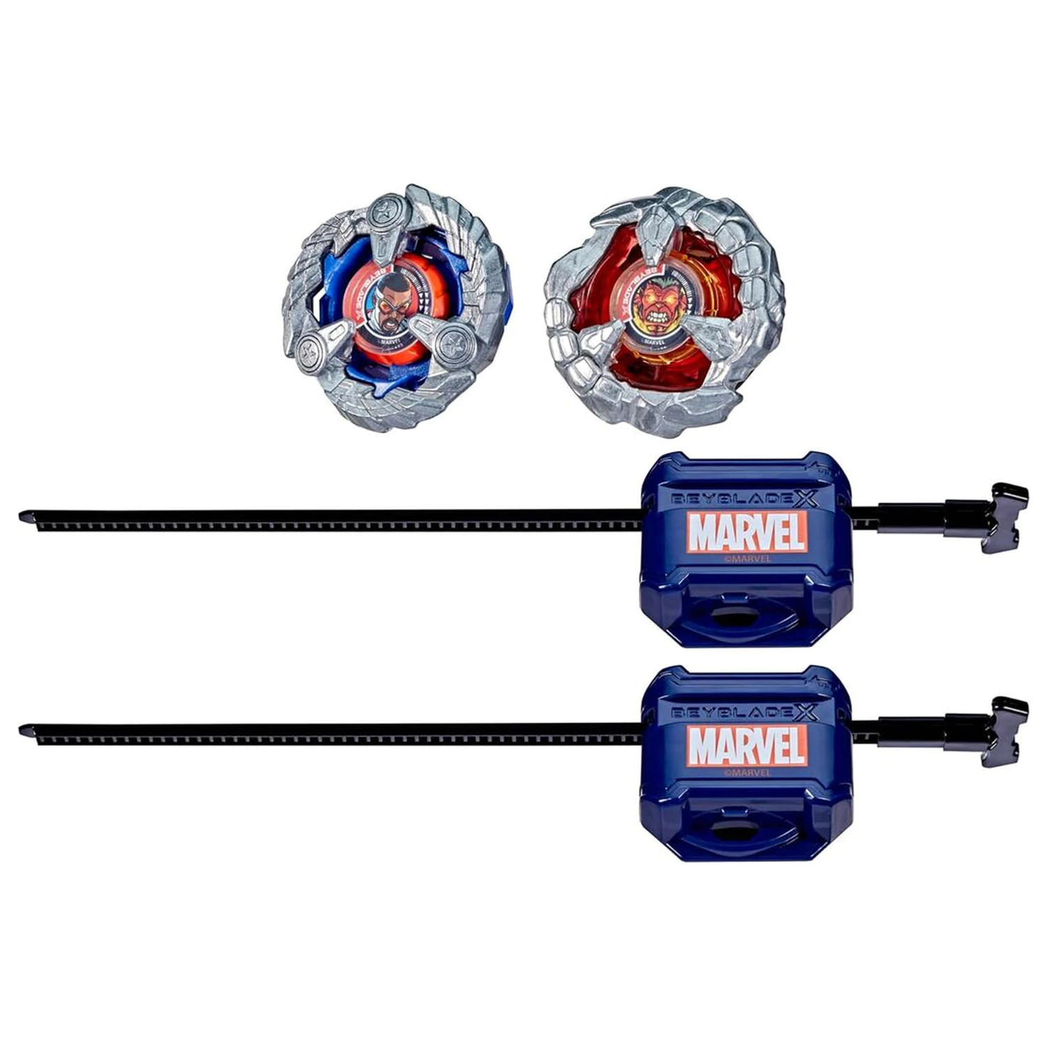Beyblade X Captain America 4-70GB a Red Hulk 1-80R súprava hier produktová fotografia