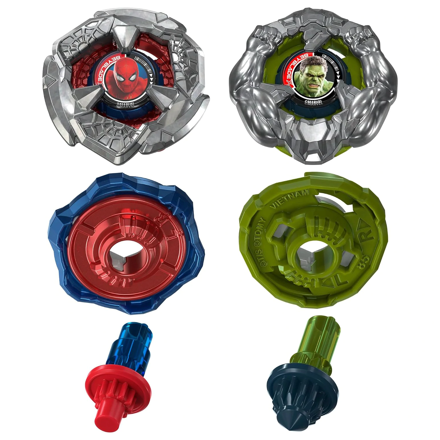 Beyblade X Spider-Man 6-60R & Hulk 3-85N produktová fotografia
