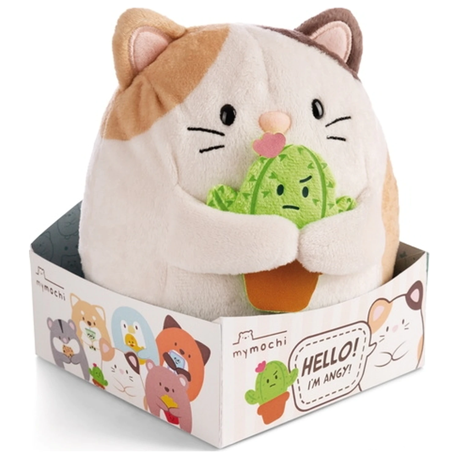 BIG FRIENDS Mačka Angy s kaktusovým plyšákom 27cm produktová fotografia