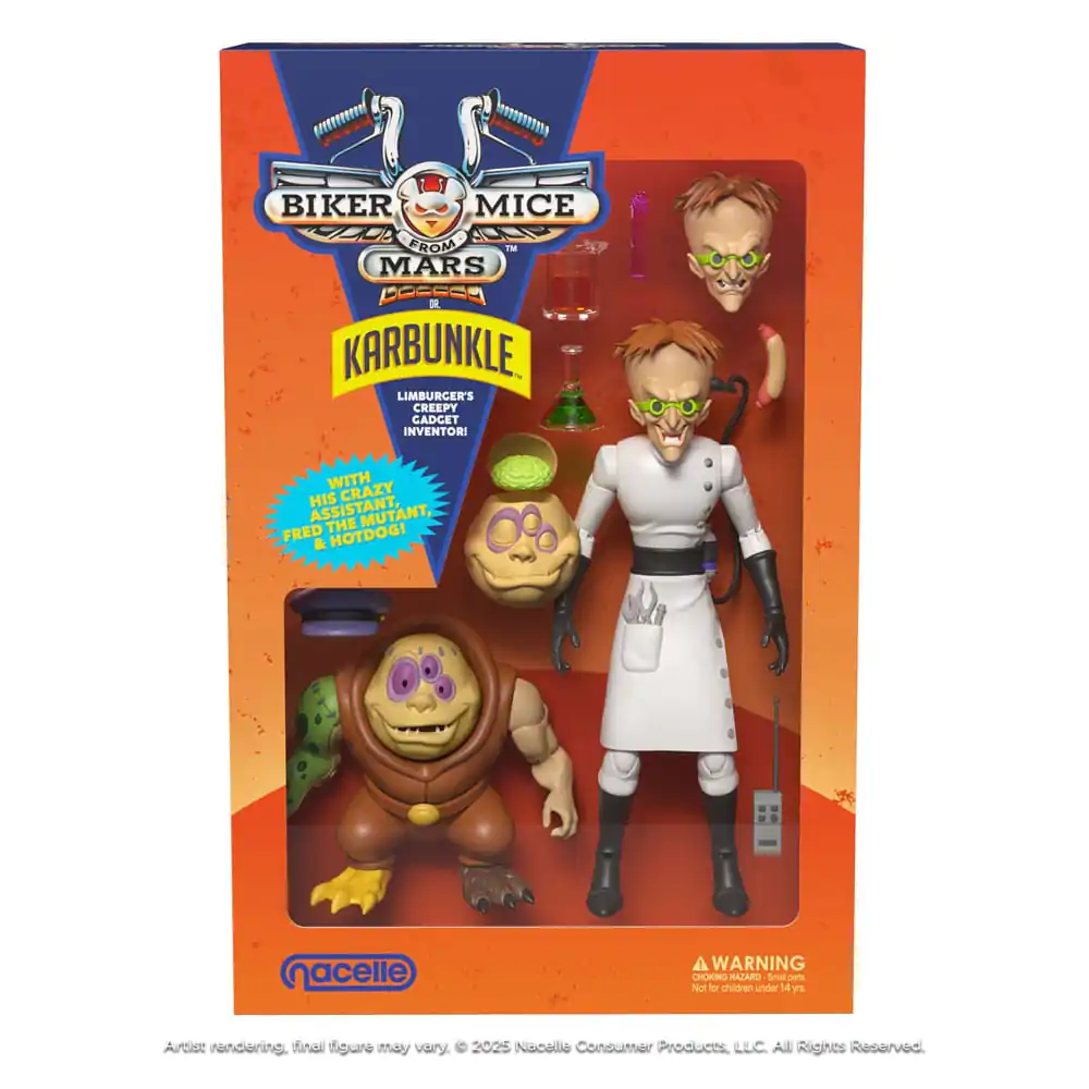 Biker Mice From Mars Action Figure Karbunkle & Fred The Mutant 23 cm Akčná Figúrka produktová fotografia