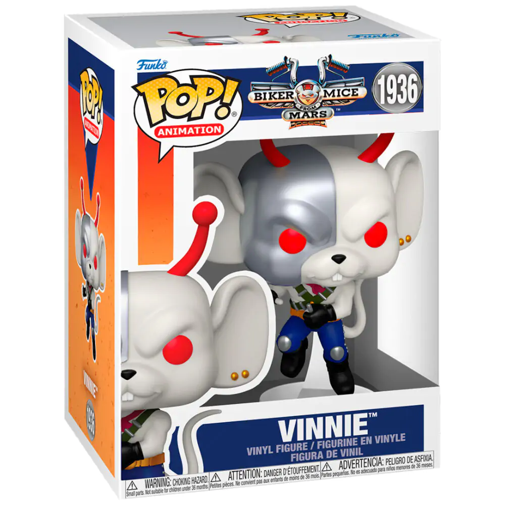 Biker Mice From Mars Pop! Animation Vinylová figúrka Vinnie 9 cm produktová fotografia
