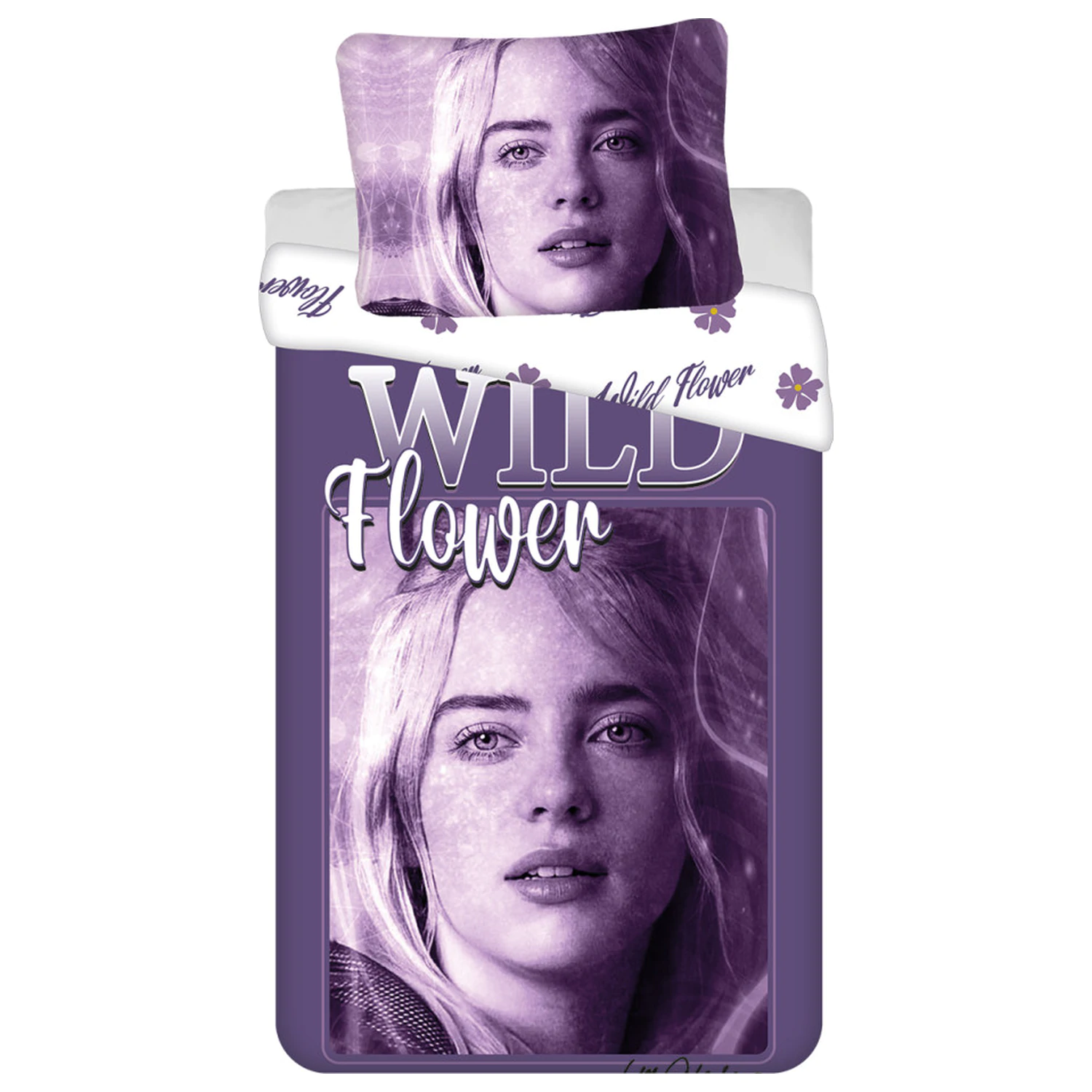Billie Eilish Wild Flower obliečka na perinu produktová fotografia
