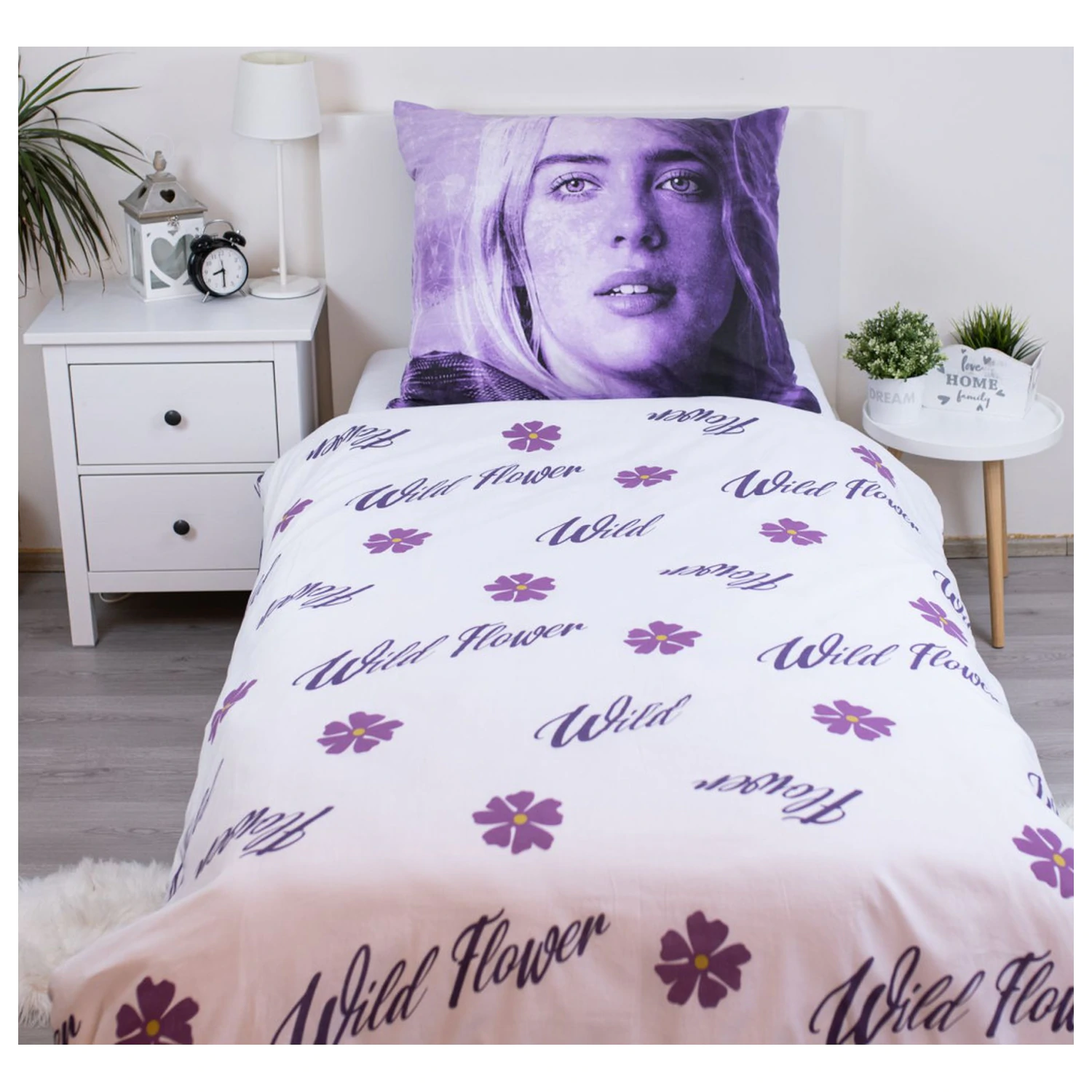 Billie Eilish Wild Flower obliečka na perinu produktová fotografia