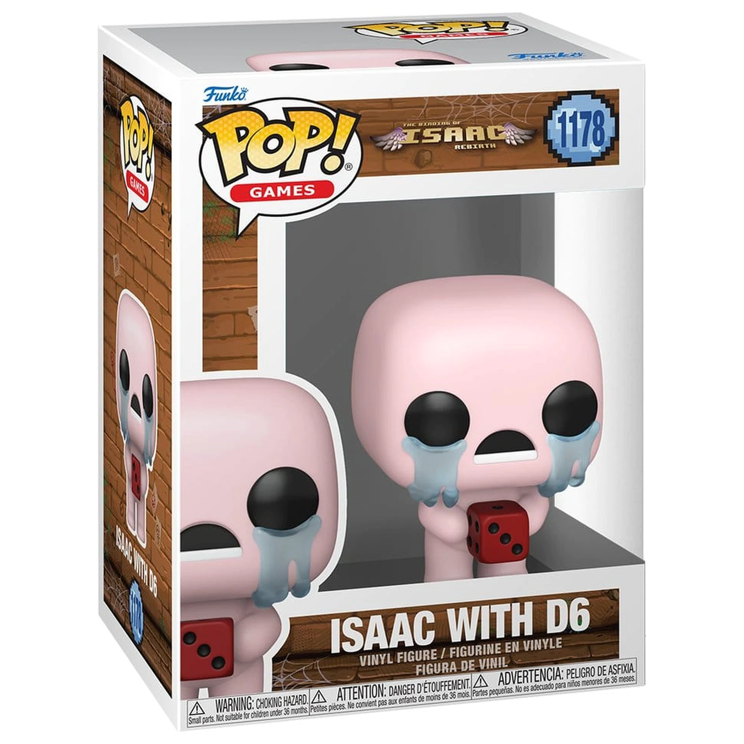 Binding of Isaac Funko POP! Games Vinylová figúrka Isaac s kockami 9 cm produktová fotografia