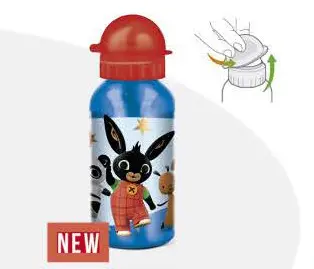 Bing Hliníková Fľaša na Vodu 500ml s Uzamykateľným Viečkom produktová fotografia