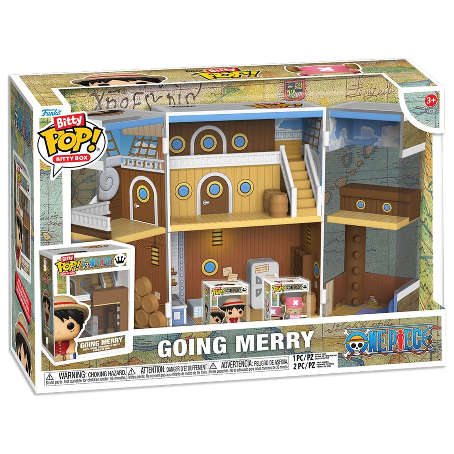 Bitty Boxes figúrka One Piece Going Merry produktová fotografia
