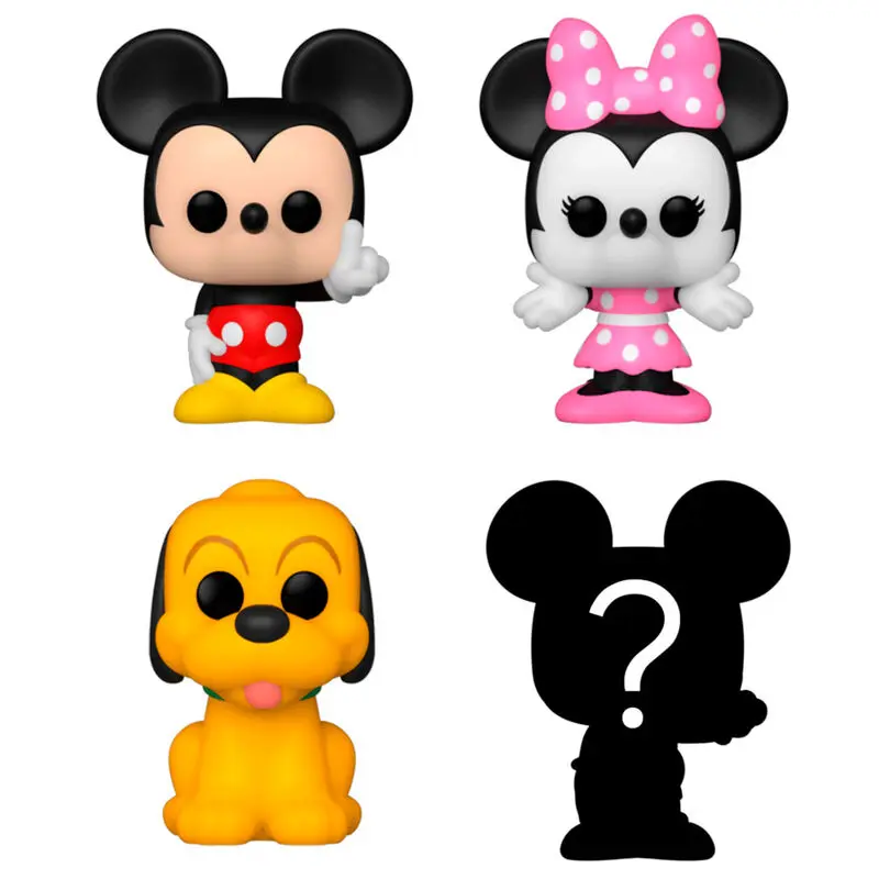 Disney Bitty POP! Vinilová figúrka 4-csomag Mickey 2,5 cm termékfotó