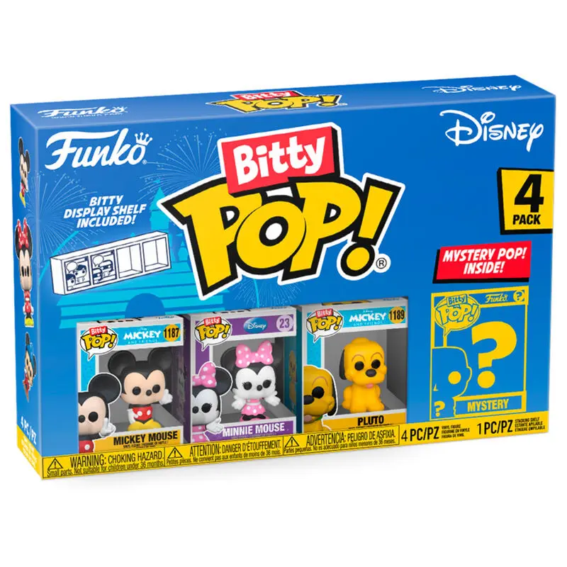 Disney Bitty POP! Vinilová figúrka 4-csomag Mickey 2,5 cm termékfotó