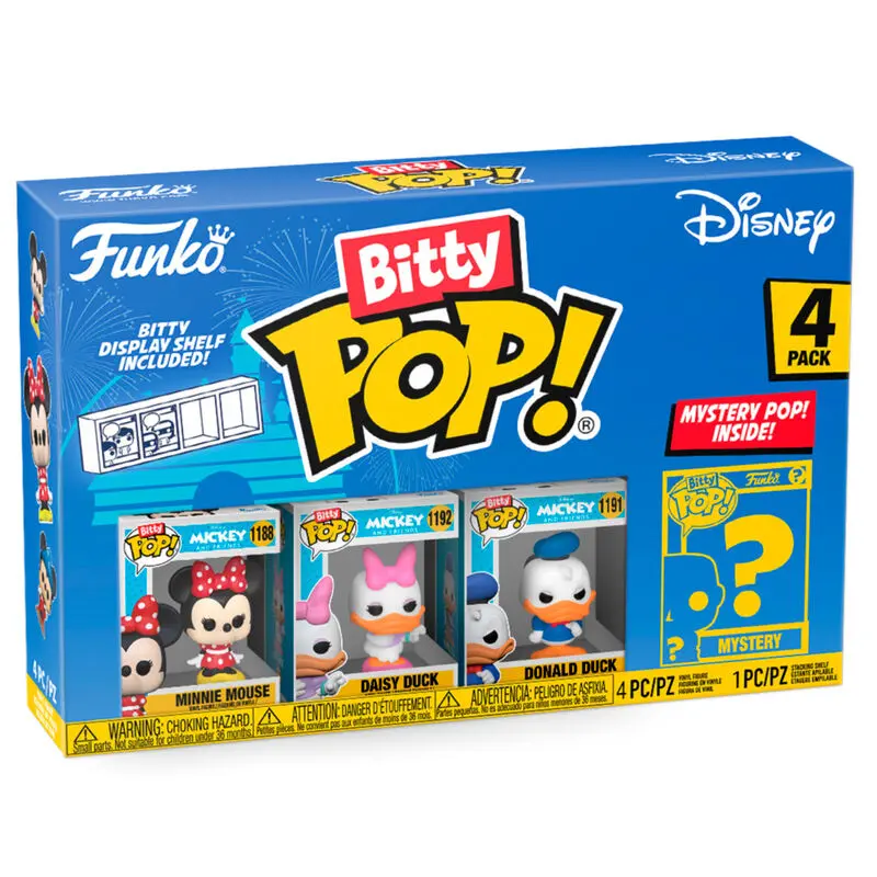 Disney Bitty POP! Vinyl Figúrka 4-csomag Minnie 2,5 cm termékfotó