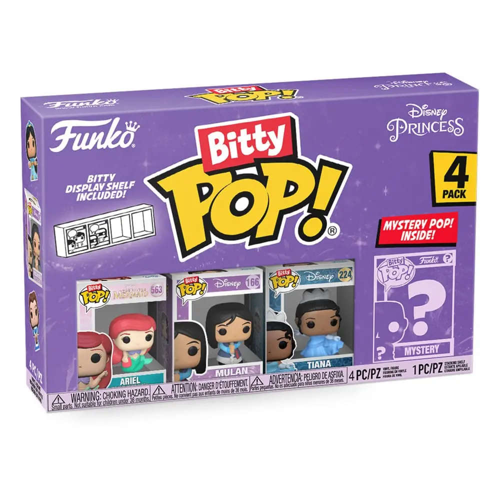 Disney Princesses Bitty POP! Vinyl figurka 4-pack Ariel 2,5 cm termékfotó