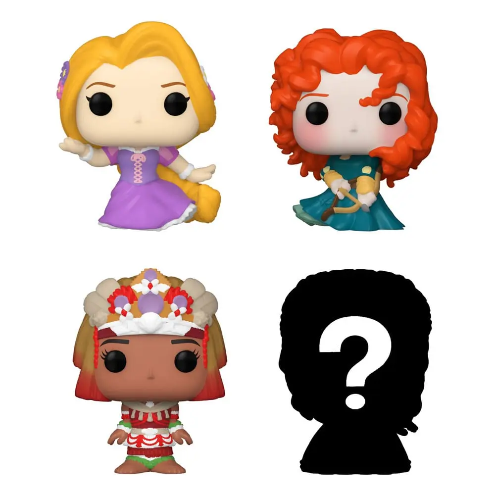 Disney Princesses Bitty POP! Vinyl Figura 4-kusová sada Rapunzel 2,5 cm termékfotó