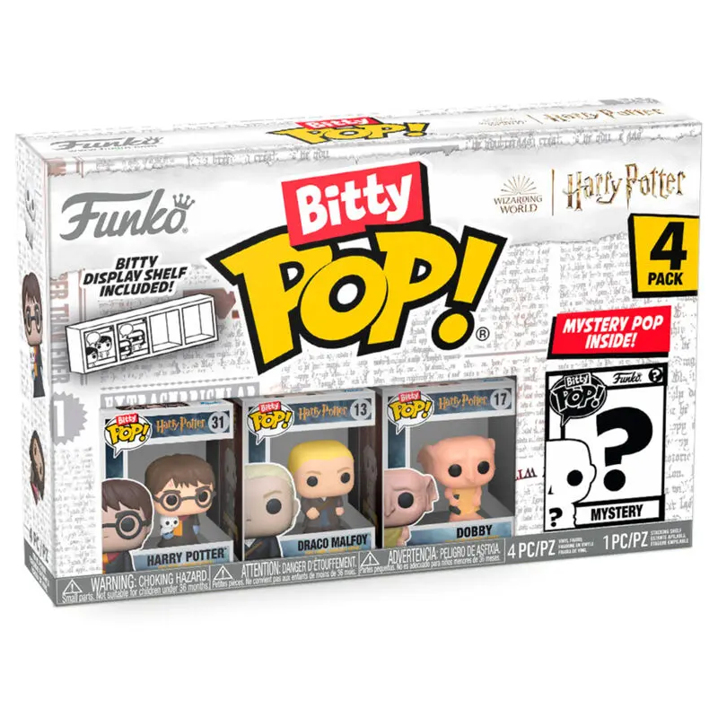 Harry Potter Bitty POP! Vinyl Figúrka 4-csomag Harry 2,5 cm termékfotó