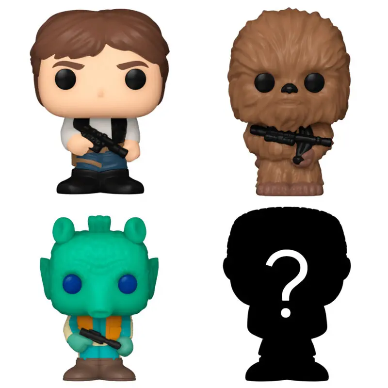 Star Wars Bitty POP! Vinyl Figure 4-Pack Han Solo 2,5 cm termékfotó