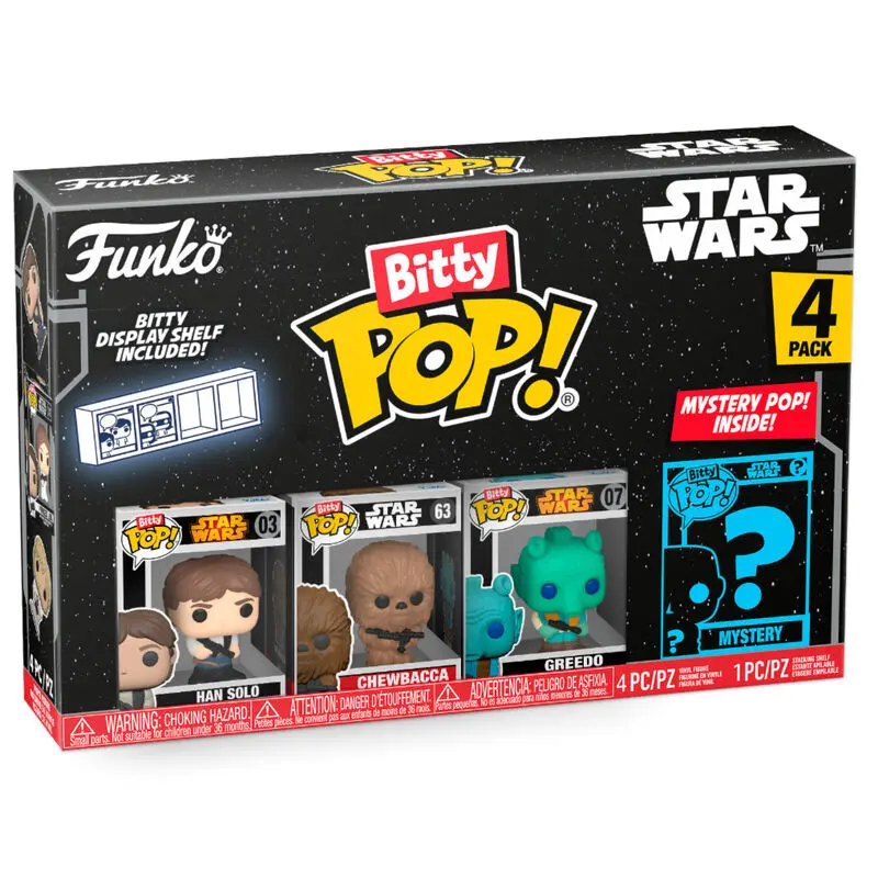 Star Wars Bitty POP! Vinyl Figure 4-Pack Han Solo 2,5 cm termékfotó