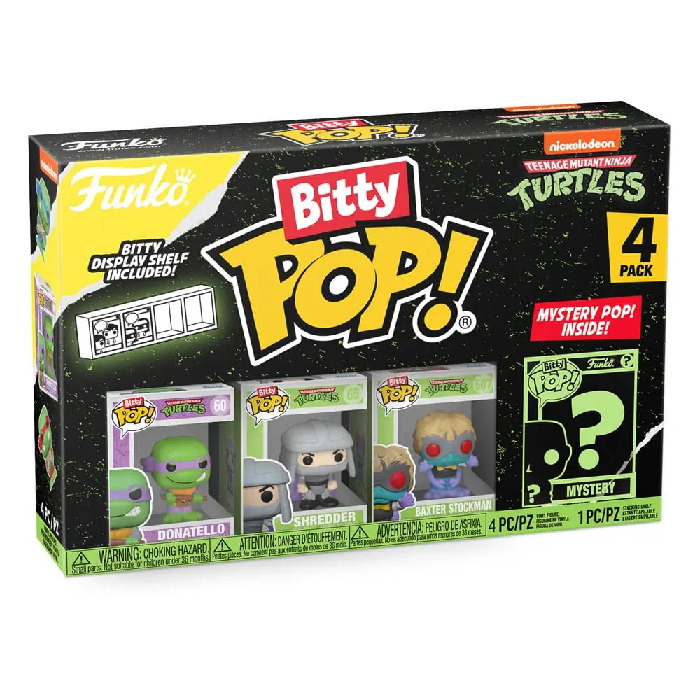 Teenage Mutant Ninja Turtles Bitty POP! figúrka z vinylu 4-Pack Donatello 2,5 cm produktová fotografia