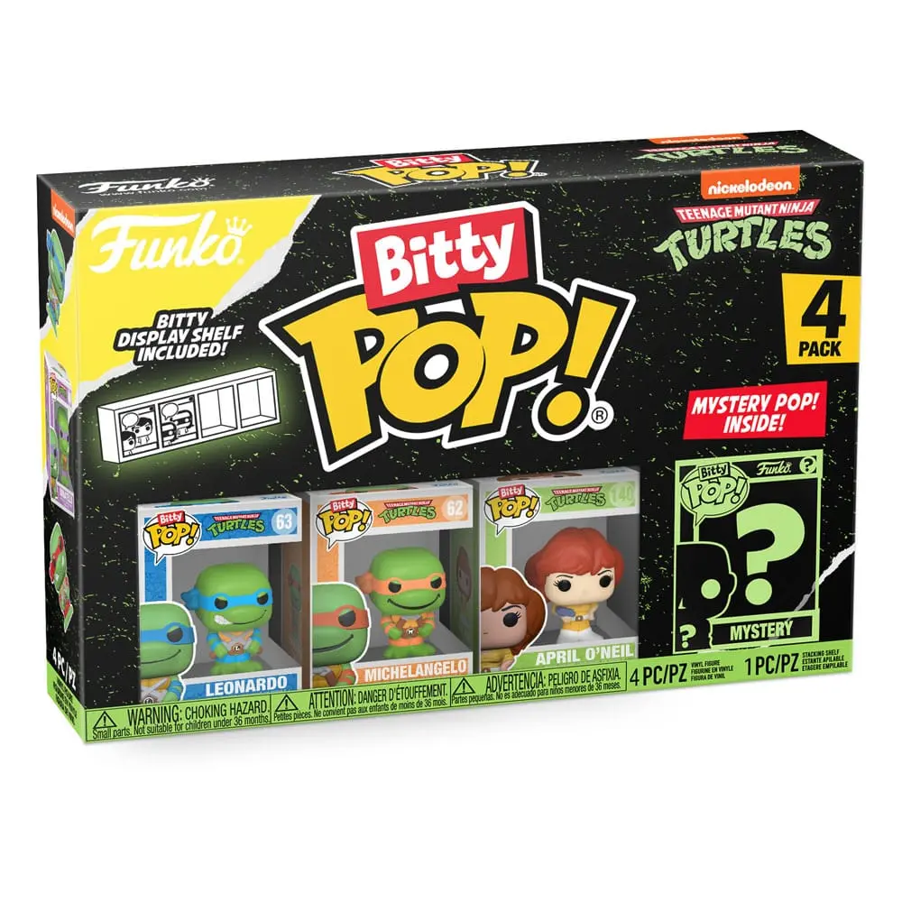 Teenage Mutant Ninja Turtles Bitty POP! Figúrka z vinylu 4-Pack Leonardo 2,5 cm produktová fotografia