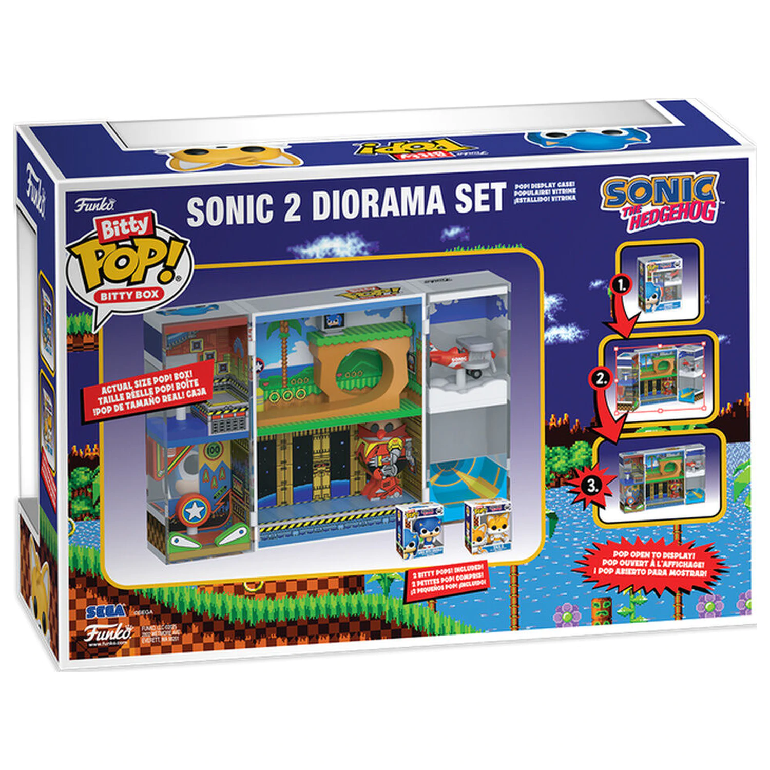 Bitty Funko POP krabice figúrka Sonic The Hedgehog Sonic produktová fotografia