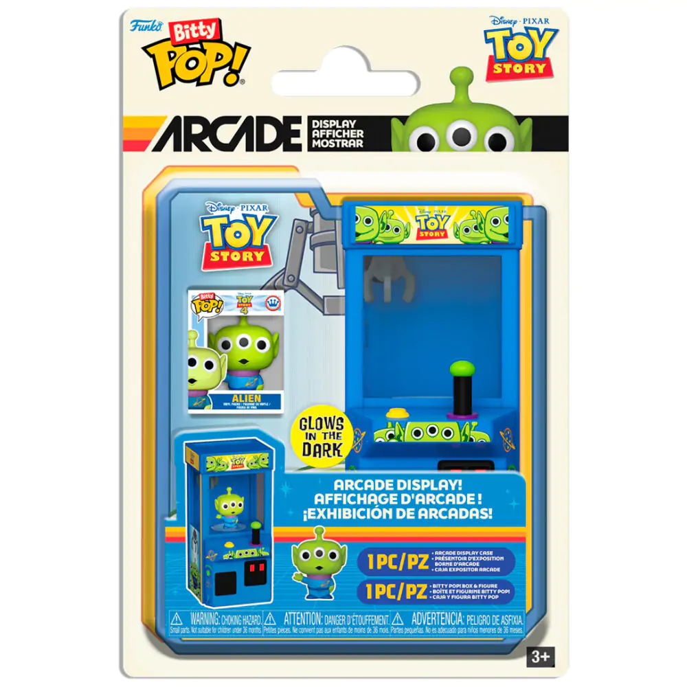 Bitty Funko POP figúrka Arcade Claw Disney Pixar Toy Story Alien produktová fotografia