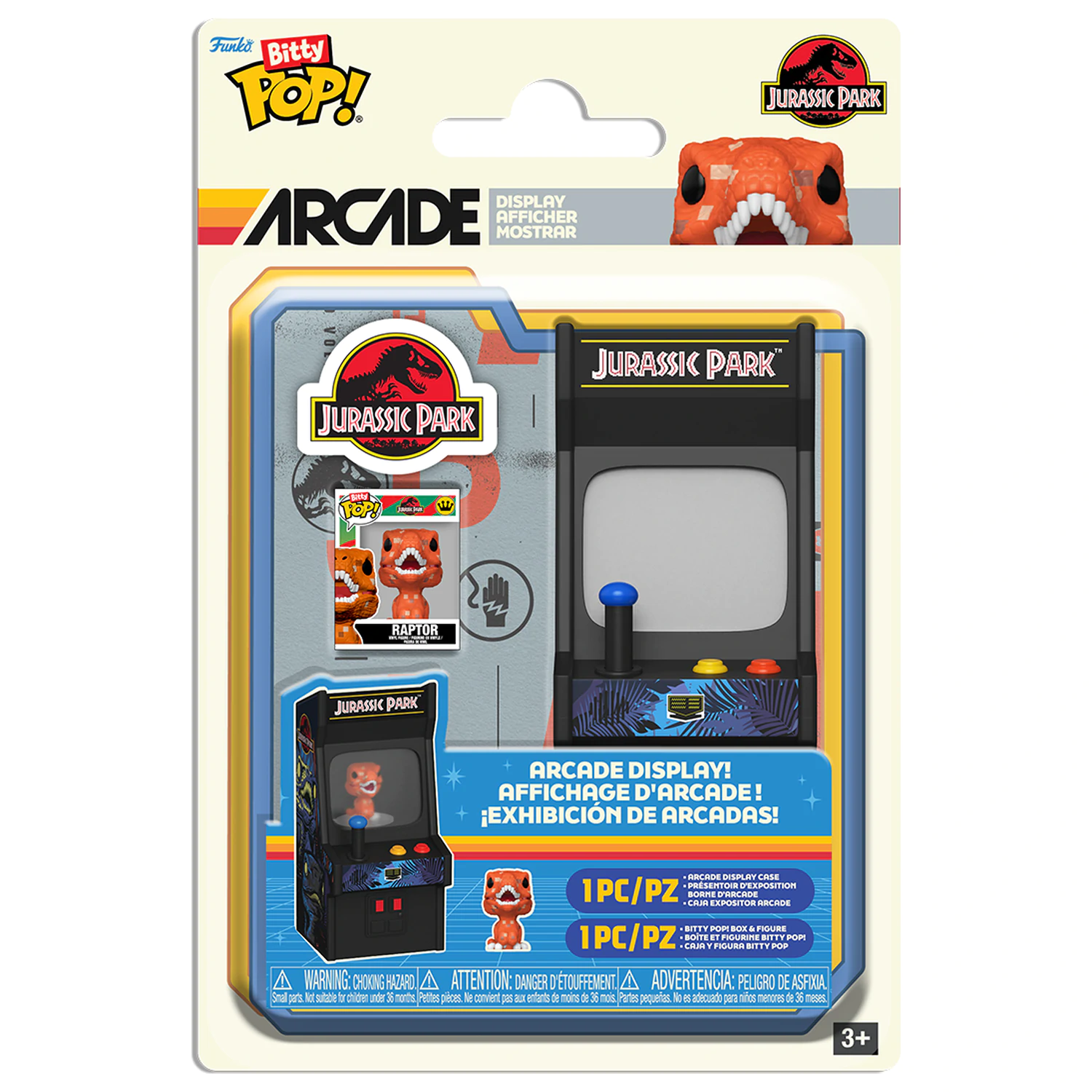 Bitty Funko POP figúrka Arcade Jurassic Park produktová fotografia
