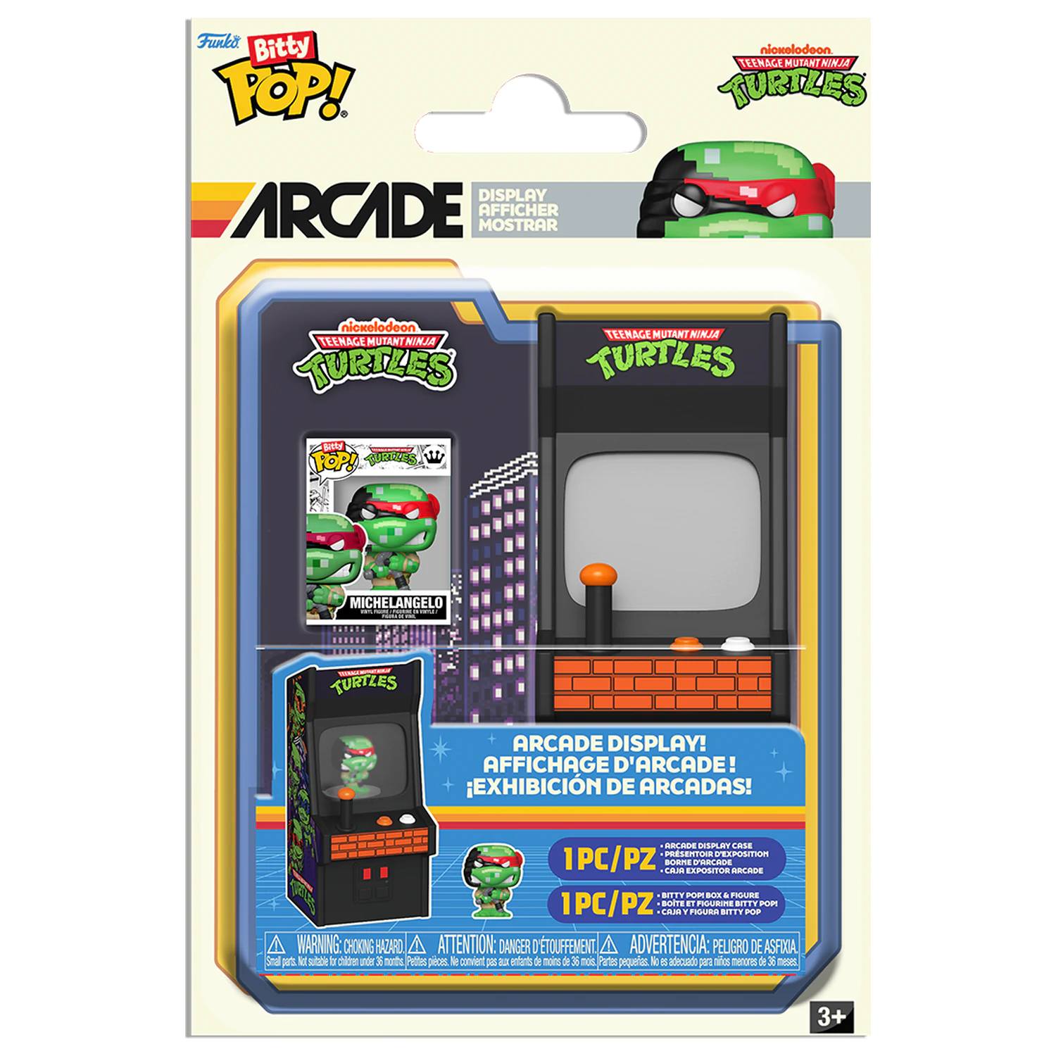 Bitty Funko POP figúrka Arcade Teenage Mutant Ninja Turtles produktová fotografia