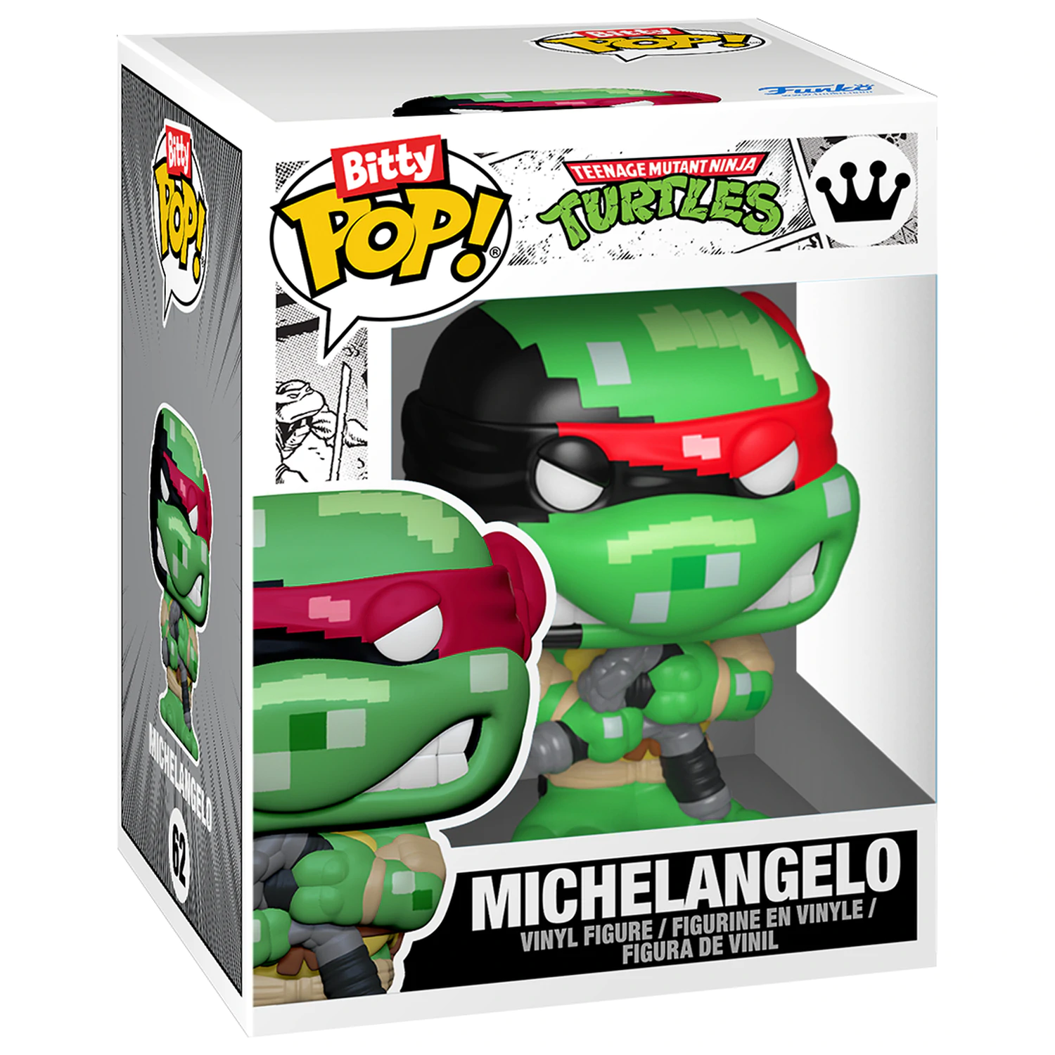 Bitty Funko POP figúrka Arcade Teenage Mutant Ninja Turtles produktová fotografia