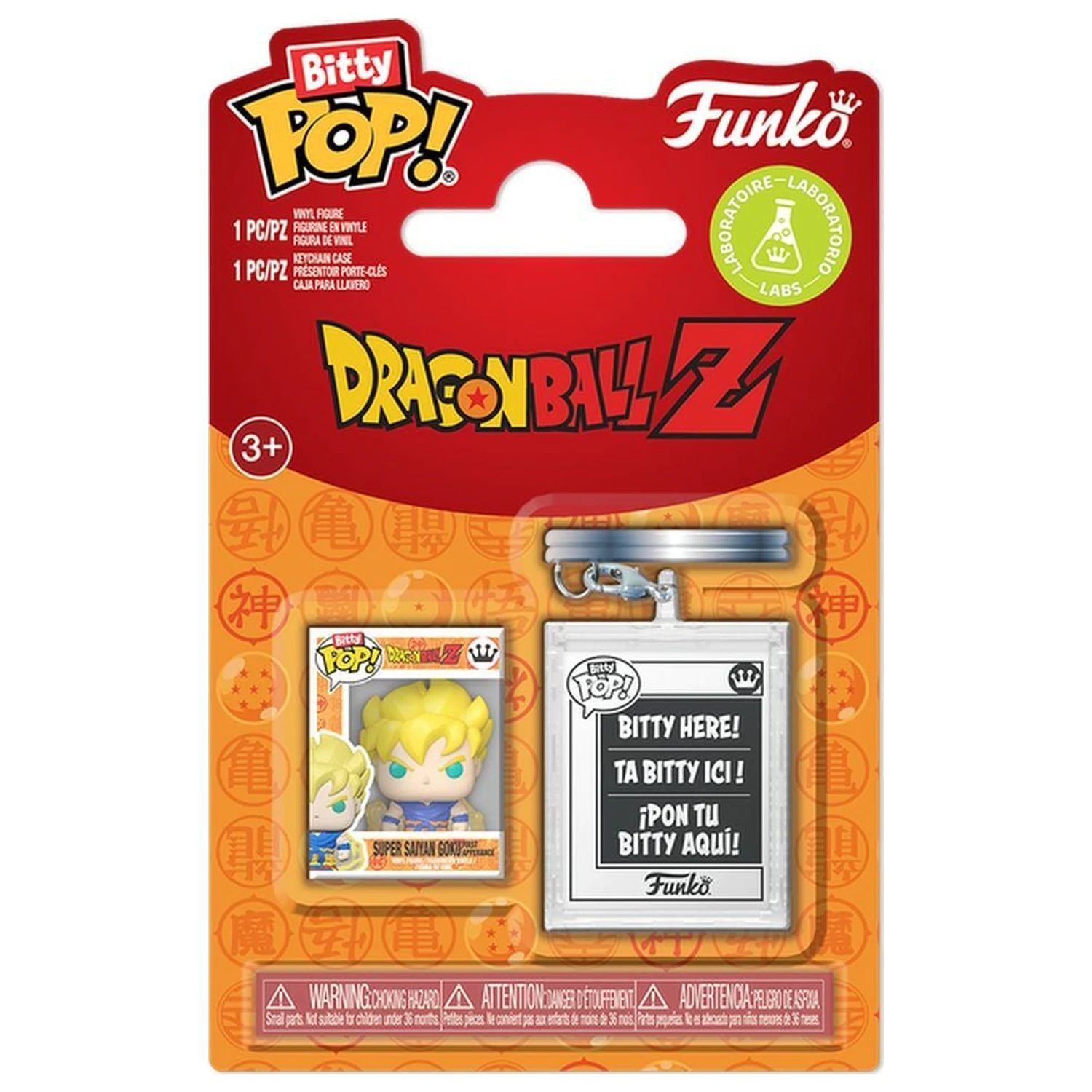 Bitty Funko POP figúrka a prívesok na kľúče Dragon Ball Super Saiyan Goku produktová fotografia