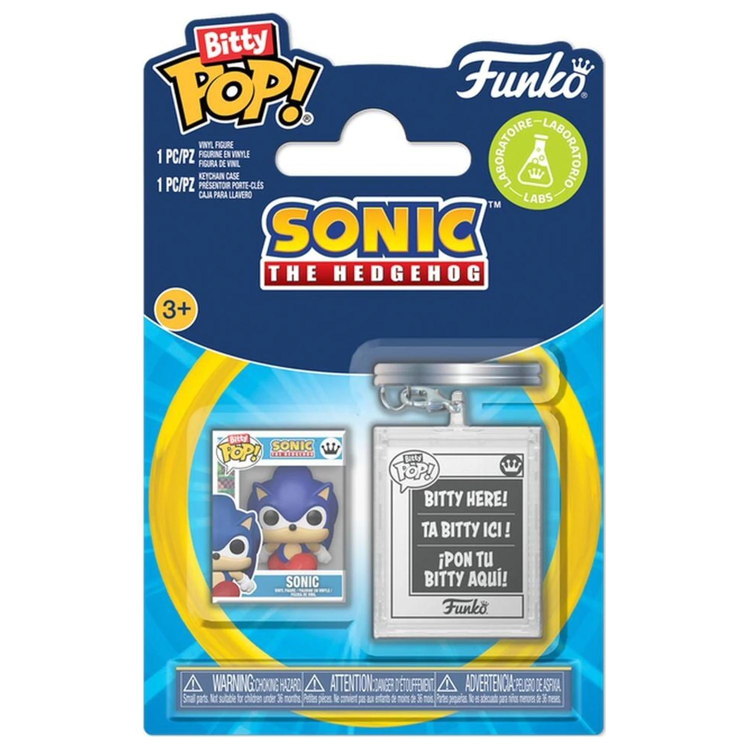Bitty Funko POP figúrka a prívesok na kľúče Sonic The Hedgehog Sonic produktová fotografia
