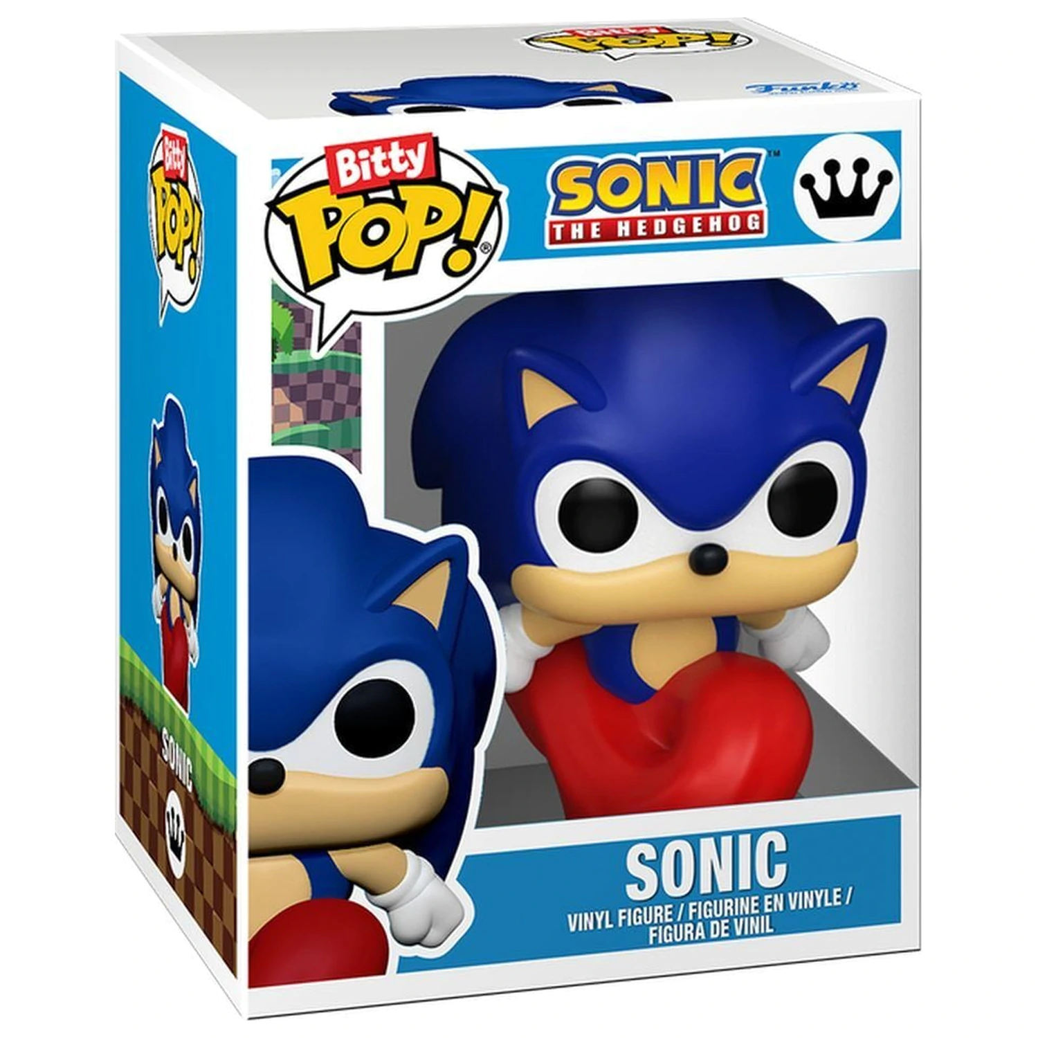 Bitty Funko POP figúrka a prívesok na kľúče Sonic The Hedgehog Sonic produktová fotografia